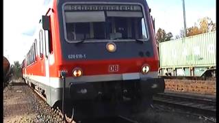 Führerstandsmitfahrt BR 628 von Helmstedt nach Wolfenbüttel