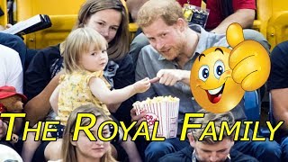 Sneaky toddler steals prince harry's popcorn | swiped by toddler