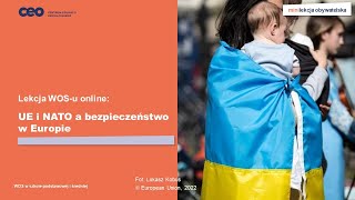 Lekcja WOS-u online. UE i NATO a bezpieczeństwo w Europie