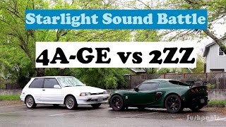 Starlight Sound Battle: 4A-GE vs 2ZZ   Which one sounds better?