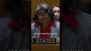 US votes in favour of Gaza ceasefire resolution