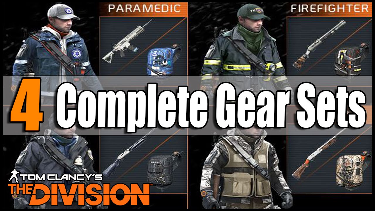 The Division Receive 4 Free Agent Complete Gear Sets By Redeeming A