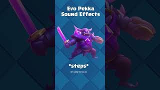 Clash Royale - All Evo Pekka sound effects #clashroyale #supercell #evopekka #evolution