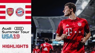 Pavard and Arp with FC Bayern debut! | Arsenal FC vs. FC Bayern 2-1 | Highlights - ICC 2019
