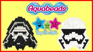 AquaBeads Star Wars Kylo Ren & Stormtrooper Set Play Fun & Easy DIY 3D Figures with Magic Beads!
