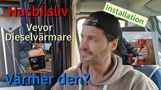 Installerar och testar en Vevor dieselvärmare!