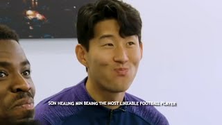 son heung min being the most likeable football player