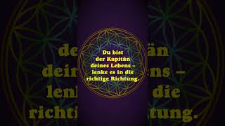 Du bist der Kapitän deines Lebens – lenke es in die richtige Richtung.