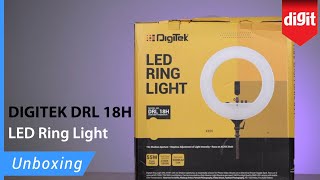 DIGITEK DRL 18H LED Ring Light Unboxing