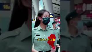 最美女兵真漂亮,气质非凡#最美女兵