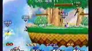 Saus (Fox), Cbone (Falco) vs Fogel (Shiek), Arsenic (Samus)