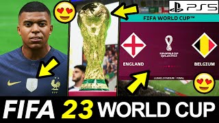 FIFA 23 World Cup - AMAZING REALISM & Attention To Detail (PS5)