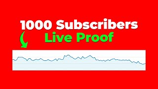 How to Get First 1000 Subscribers on YouTube (🔴LIVE PROOF)