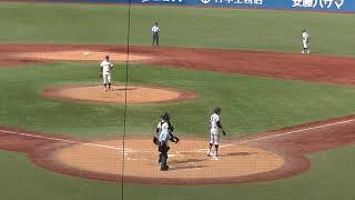 【夏の甲子園・東東京大会】 帝京5番センター稲垣渉くん三振も6番ファースト戸田 和人くんセンターへ綺麗なヒット