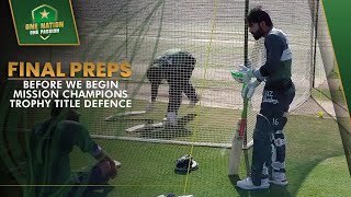 🎥 Final preps before we begin mission Champions Trophy title defence 💪 | PCB | MA2A