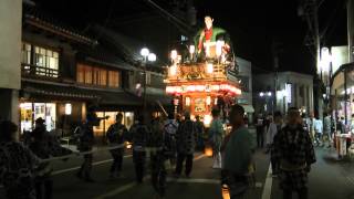 下新町区　曳き廻し　（平成２４年新宿祭禮）