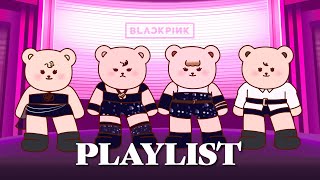 [PLAYLIST] 듣자마자 흥 오르는 블랙핑크 플리 BLACKPINK in your area🎵 | 플레이리스트 [가사 | Lyrics] | DANCE Animation GIF