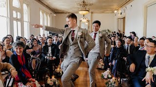 EPIC GROOM ENTRANCE || Bon & Dan's Wedding Ceremony Entrance