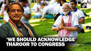 “It's great to see…” Tharoor asks Congress to acknowledge Centre’s efforts to internationalise Yoga