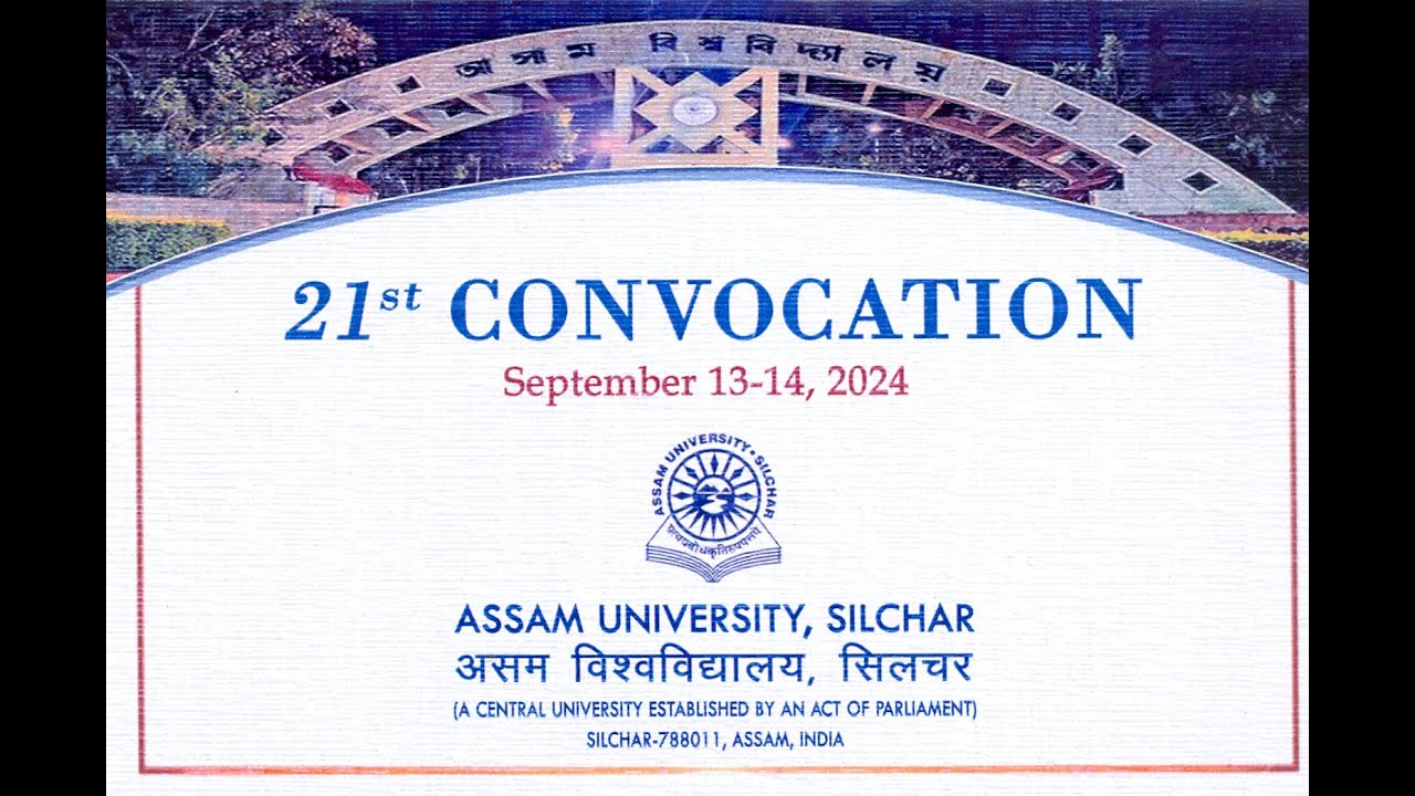 21st Convocation 2024 Day 1 Youtube