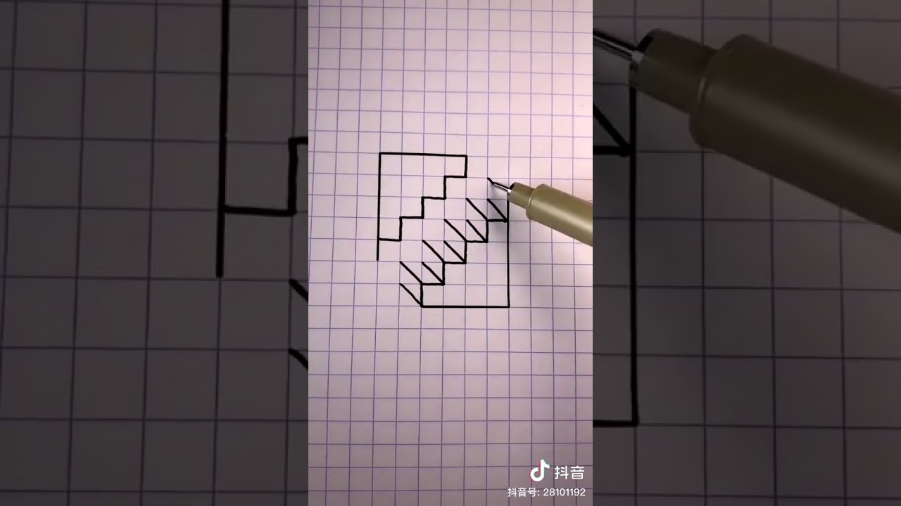 COMO DIBUJAR ESCALERA 3D DIBUJAR FÁCIL 3D - YouTube