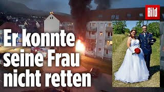 Feuer-Drama in Treffurt: Feuerwehrmann verliert seine Ehefrau bei einem Wohnungsbrand