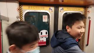 [本人今日再次與@Felix87953.YTStudio一齊影坐白頭列車ISL last day] 港島線復古白頭列車 M train A161/A162 杏花邨站至炮台山站行車片段＋駛離炮台山站