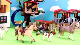 Farmyard and Horses Animal Figurines