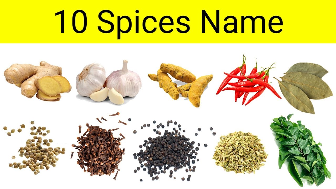 Spices Name, 10 Spices Name, Spices Name With Pictures, Spices Name ...