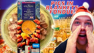 PIGS IN BLANKETS FONDUE! ASDA Extra Special Range | Very Cheesy Fondue | Food Review