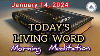 Today's Living Word | Bible Verse of the Day || 14.1.2024 || Morning Meditation | Jesus Das