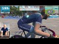 new zwift roads an impromptu tour of watopia s new southern coast.