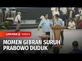 Momen Gibran Suruh Prabowo Untuk Duduk | Liputan 6