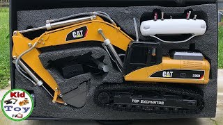 KID TOY TV|| RC EXCAVATOR UNBOXING || HUINA 580 HYDRAULIC || TOY REVIEW AND TESTED