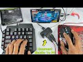 keyboard or mouse for mobile gaming unboxing and full tutorial 4 in 1 mobile game combo pack