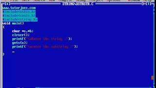 Strstr String Funcion In C Program