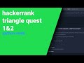 Hackerrank | Python - Triangle Quest 1 & 2