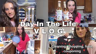 DAY IN THE LIFE VLOG- Cleaning, shopping, haul, couponing.