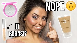FULL FACE USING MAKEUP PRODUCTS I HATE! WHY AM I DOING THIS?!