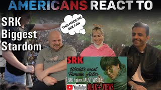 Americans React to Shah Rukh Khan's Global Stardom | World’s Biggest Movie Star & Crowd Puller