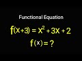 Functional Equation | f(x)=?