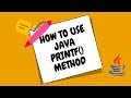 How to Use Java Printf() Method