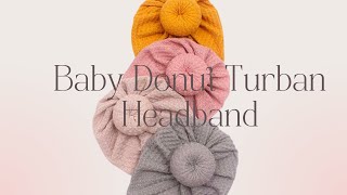 Momorii Baby Donut Turban Headband