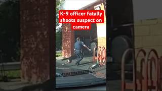 West Hartford K-9 officer fatally shoots suspect: Caught On Camera #trending #shorts #crime #news