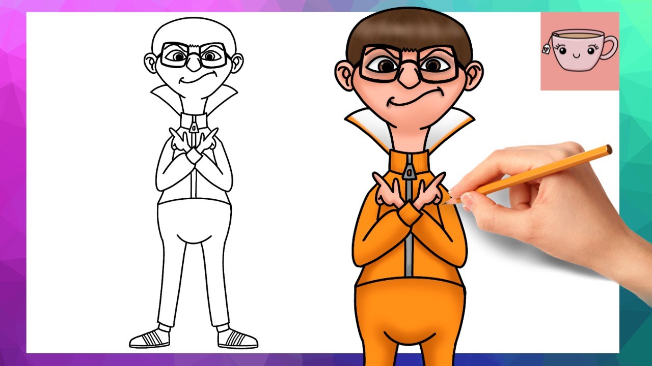 How To Draw Despicable Me Characters Step By Step