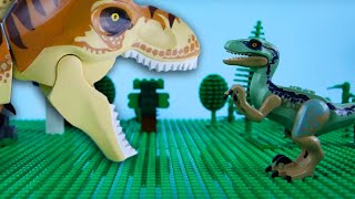 LEGO Jurassic World | DINO-FIGHT! | STOP MOTION LEGO | Billy Bricks