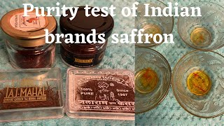 Best saffron brand in India| how to test pure saffron