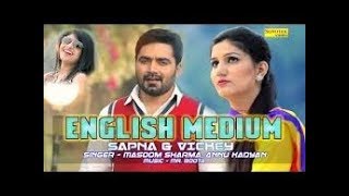 English medium //Sapna Choudhary // vicky kajla //new latest Haryanvi song