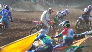 [2024 JMX MFJGP SUGO]IA1 Heat2 MXGP,MX2HRCから参戦のザンキ選手。ほぼ市販車で予選から圧倒的な速さを見せつける。Jayさん横山選手ビクター選手も呼応する。