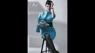 空姐制服秀，你最喜欢哪一款 #美女 #flightattendant #空姐